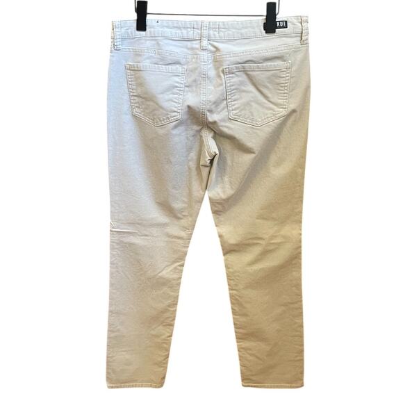 KUT Catherine Boyfriend Beige Corduroy Pants - Picture 2 of 5